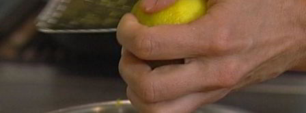 семга с супом-пюре из зеленого горошка. Шаг 4