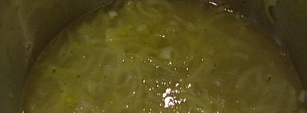 семга с супом-пюре из зеленого горошка. Шаг 6