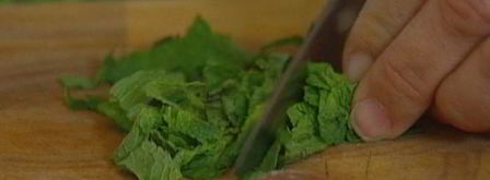 семга с супом-пюре из зеленого горошка. Шаг 7