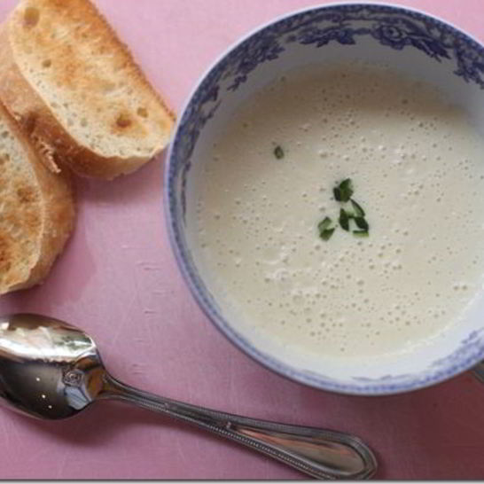 Рецепт супа-пюре чесночный