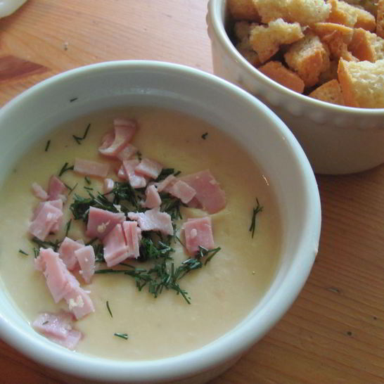 Рецепт супа-пюре из белой фасоли с розмарином