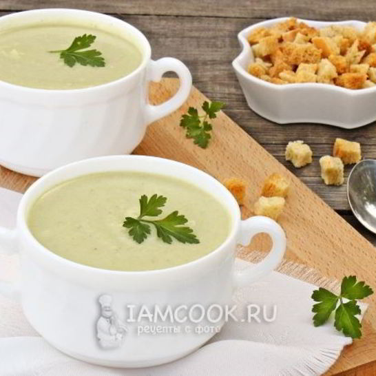 Рецепт супа-пюре из брокколи и цветной капусты