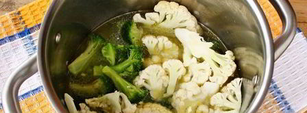 суп-пюре из брокколи и цветной капусты. Шаг 7