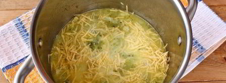 суп-пюре из брокколи и цветной капусты. Шаг 8