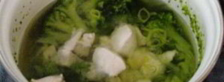 суп-пюре из брокколи с курицей. Шаг 2