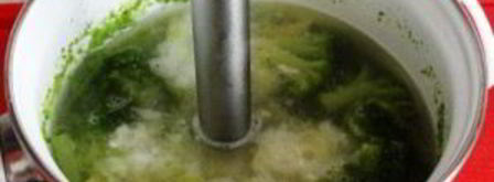 суп-пюре из брокколи с курицей. Шаг 3