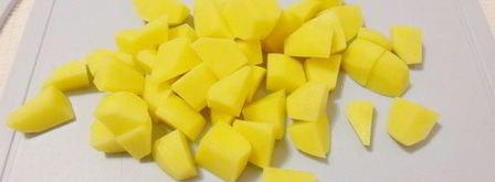 суп-пюре из фасоли с индейкой и чесночными гренками. Шаг 7