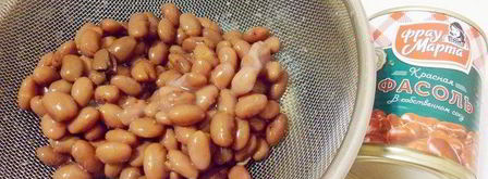 суп-пюре из фасоли с индейкой и чесночными гренками. Шаг 10