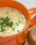 Суп-пюре из фасоли