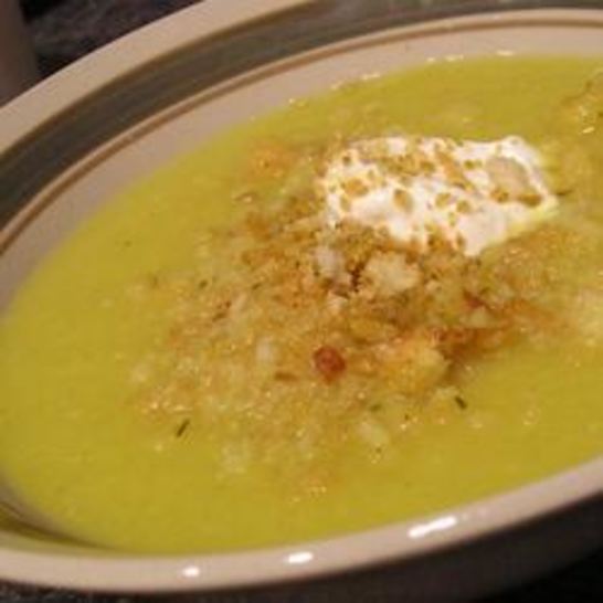 Рецепт супа-пюре из кабачков с карри