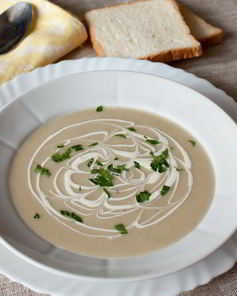 Суп-пюре из картофеля и порея