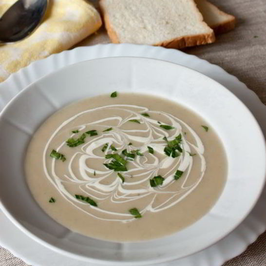 Рецепт супа-пюре из картофеля и порея