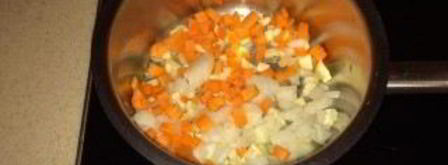 суп-пюре из красной чечевицы. Шаг 3