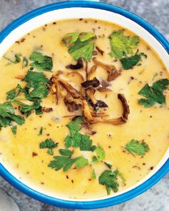 Суп пюре из лисичек