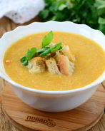 Суп-пюре из лука-порея