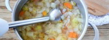 суп-пюре из лука-порея. Шаг 7