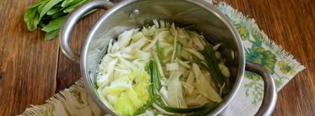 суп-пюре из сельдерея с капустой. Шаг 5