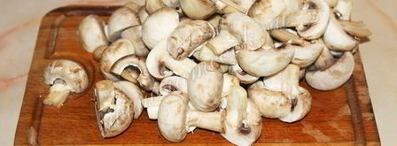 суп пюре из шампиньонов со сливками. Шаг 5