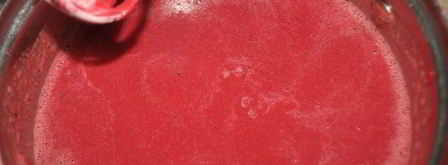 суп-пюре из свеклы с апельсином и замороженным йогуртом. Шаг 7