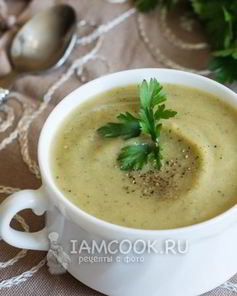 Суп-пюре из цветной капусты и кабачков