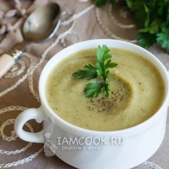 Рецепт супа-пюре из цветной капусты и кабачков