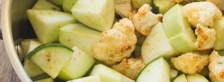 суп-пюре из цветной капусты и кабачков. Шаг 7