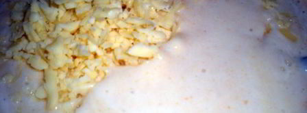 суп-пюре из цветной капусты со сливками и сыром. Шаг 6