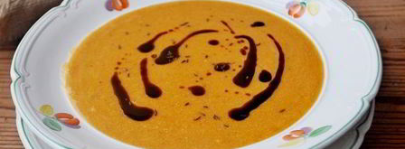 суп-пюре из запеченной тыквы. Шаг 5