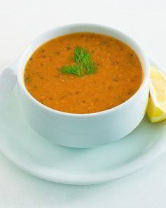 Суп-пюре из жареного пастернака со специями