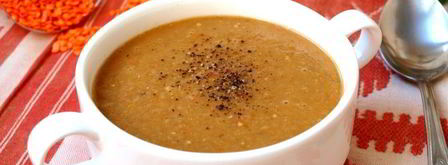 суп-пюре с баклажанами и чечевицей. Шаг 6