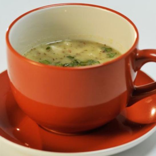 Рецепт супа-пюре со свиными ушками