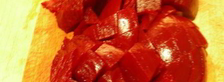 свекольный суп-пюре с яблоком и тимьяном. Шаг 2