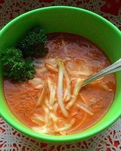 Томатный суп-пюре простой