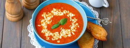 томатный суп-пюре с базиликом. Шаг 13