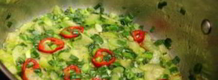 томатный суп-пюре с креветками. Шаг 2