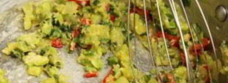 томатный суп-пюре с креветками. Шаг 3