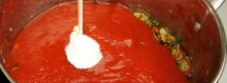 томатный суп-пюре с креветками. Шаг 4