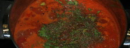 томатный суп-пюре. Шаг 7