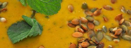 тыквенный суп-пюре с чечевицей. Шаг 4