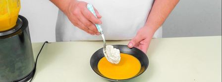 тыквенный суп-пюре с пряными сливками. Шаг 6