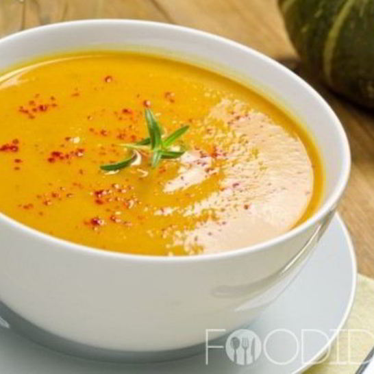 Рецепт тыквенного супа-пюре с сыром