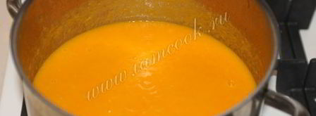 тыквенный суп-пюре со сливками. Шаг 5