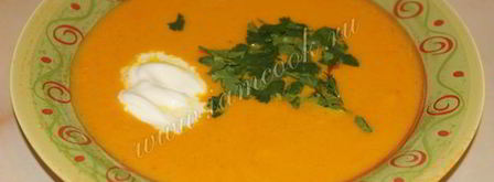 тыквенный суп-пюре со сливками. Шаг 7