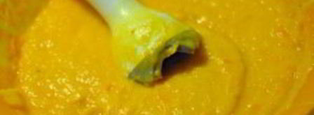 вегетарианский тыквенный суп-пюре. Шаг 3