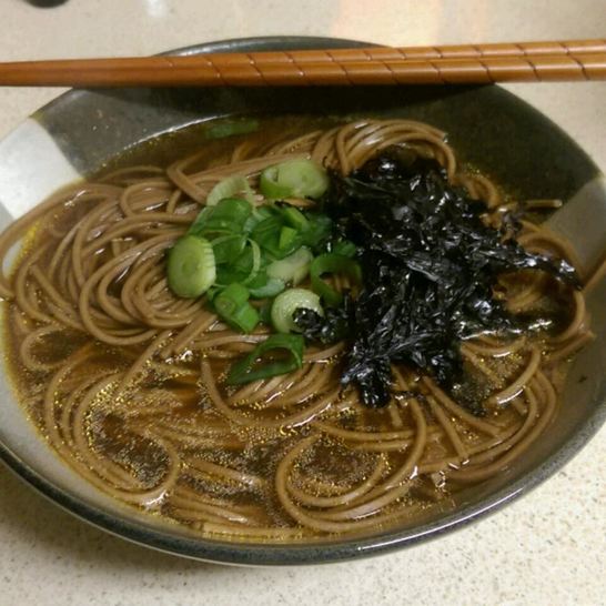 Рецепт супа рамен с гречневой лапшой