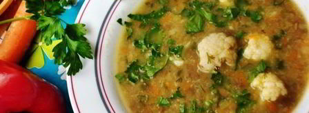 суп с чечевицей и цветной капустой. Шаг 4