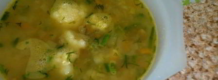 суп с чечевицей и цветной капустой. Шаг 5