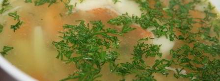 суп с форелью и морским окунем. Шаг 12