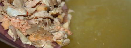 суп с форелью и морским окунем. Шаг 7