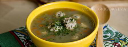 суп с фрикадельками и бобовыми. Шаг 7